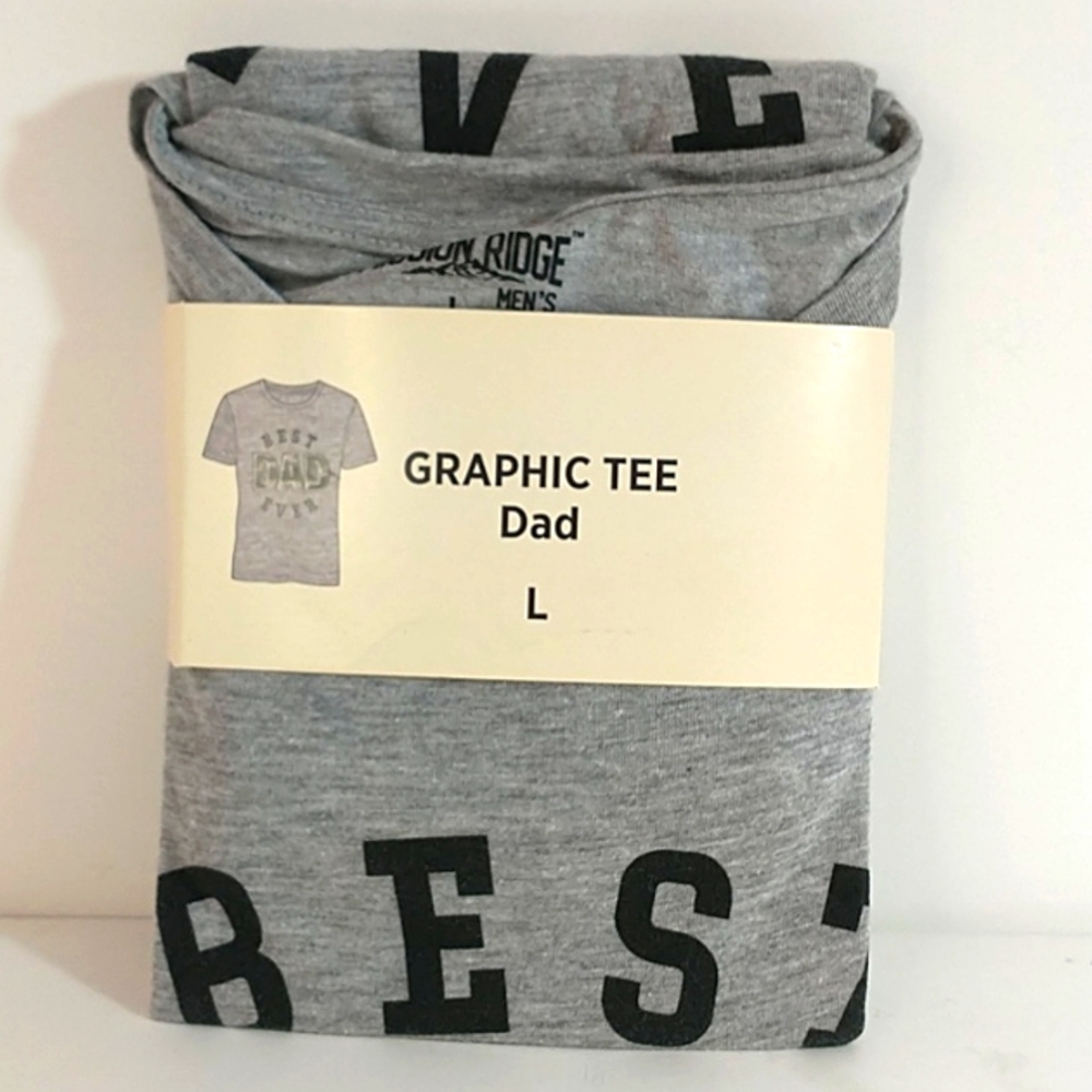 Mission Ridge T-shirt Size Large "Best Dad Ever" - Picture 1 of 9